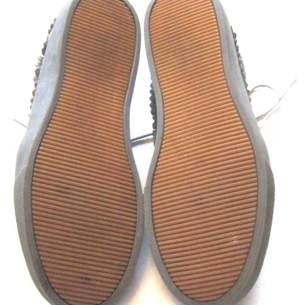 Generic Surplus Mohawk Suede & Jersey Chukka Moccasin Fringe Sneaker Gray sz 9.5